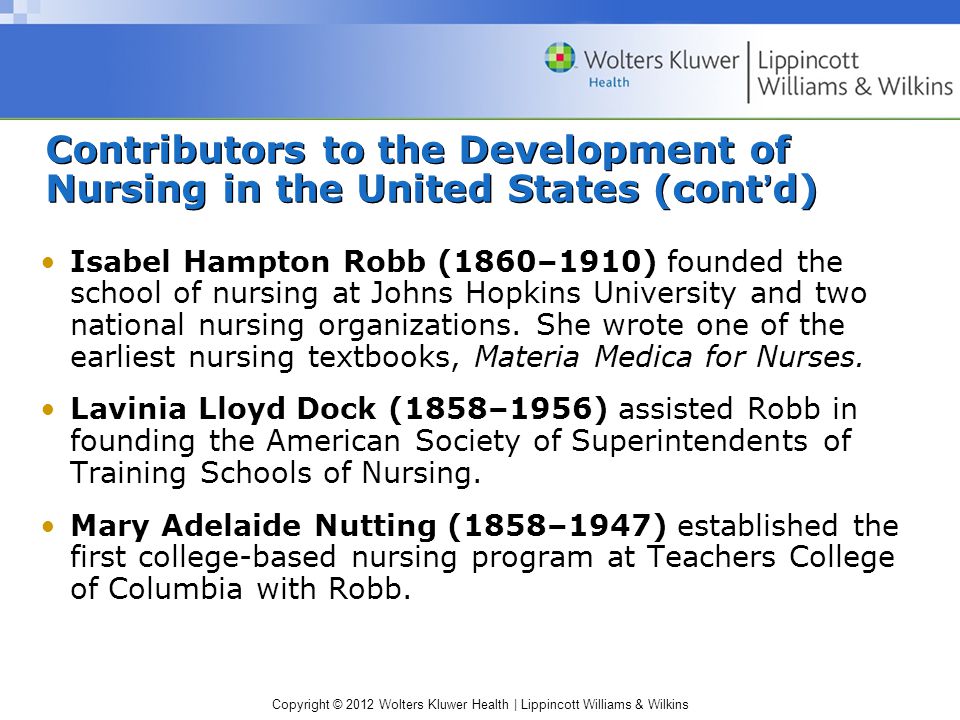 A Timeline of Nursing Education